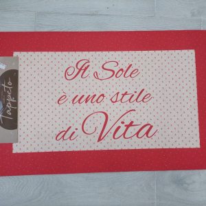 ZERBINO NUVOLE IL SOLE E’ UNO STILE DI VITA