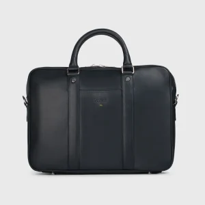 Borsa 24H in pelle blu