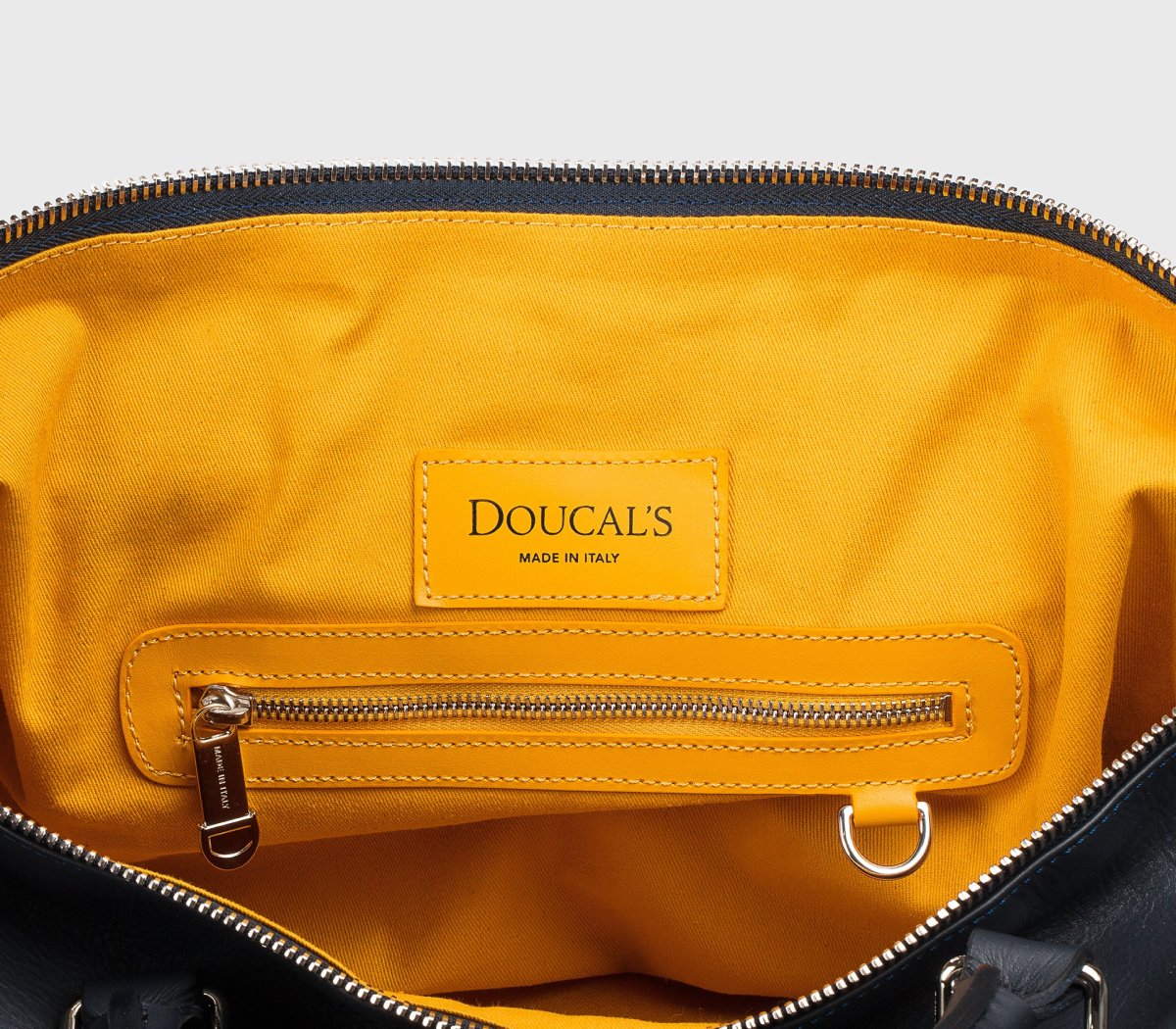 Borsa 48H in pelle blu - immagine 4